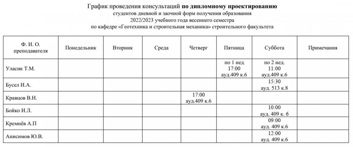 Кафедра строительная механика инженерная геология основания и фундаменты